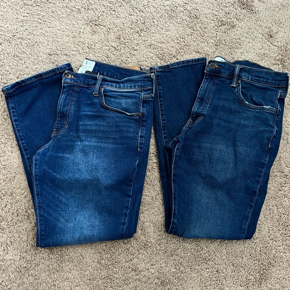 Mens 34x30 Mutual Weave Denim Jeans Bundle 2 Pairs